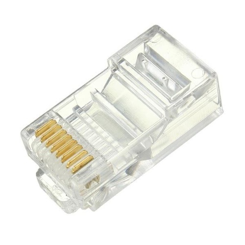 Коннектор Разъём Джек RJ-45 8P-8C CAT5e Ts (100шт/уп)
