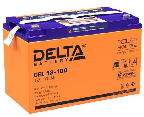 GEL 12-100 ∙ Аккумулятор 12В 100 А∙ч