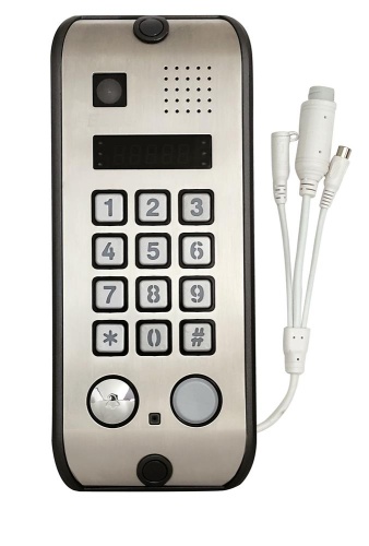 Вызывная видеопанель DP5000.B2-KEDC45 T/IP-CVBS/нерж.матов