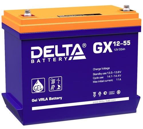 GX 12-55 ∙ Аккумулятор 12В 55 А∙ч