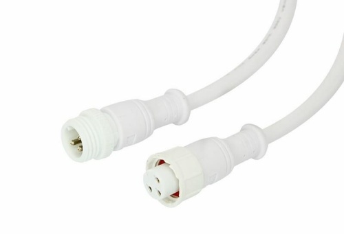11-9530 ∙ Соединительный кабель (3pin) герметичный (IP67) 3х0.5мм² белый REXANT