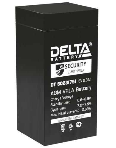 DT 6023 ∙ Аккумулятор 6В 2.3 А∙ч