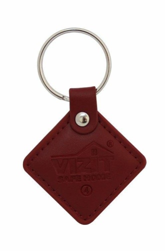 Бесконтактный брелок VIZIT-RF2.2-red