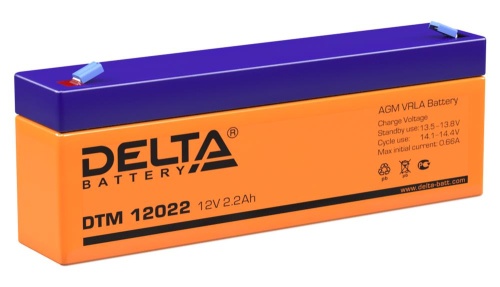 DTM 12022 ∙ Аккумулятор 12В 2,2 А∙ч