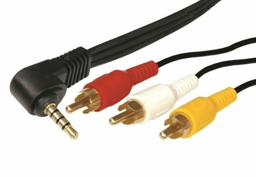 17-4412 ∙ Шнур Стерео 3,5 мм 4C - 3 RCA, длина 1,5 метра (GOLD) REXANT ∙ кратно 10 шт