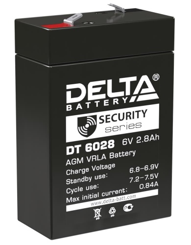 DT 6028 ∙ Аккумулятор 6В 2,8 А∙ч
