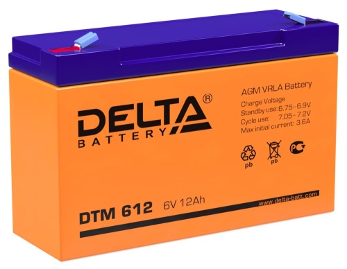 DTM 612 ∙ Аккумулятор 6В 12 А∙ч