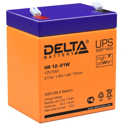 HR 12-21 W ∙ Аккумулятор 12В 5 А∙ч