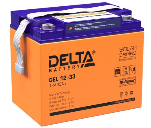 GEL 12-33 ∙ Аккумулятор 12В 33 А∙ч