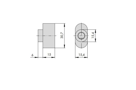 Вертушка для цилиндрового механизма CISA 06.354.00.0.23